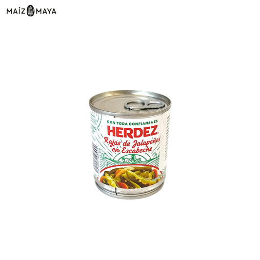 Rajas de jalapeño 205g Herdez - Maíz Maya - Tortillas Maya