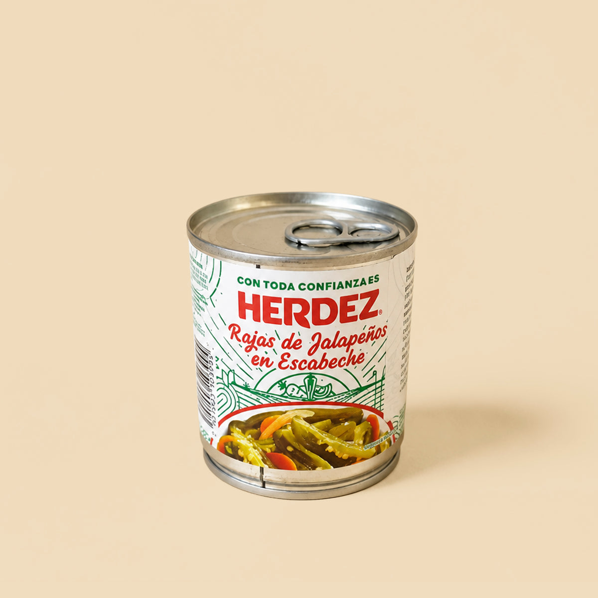 Rajas de jalapeño 205g Herdez