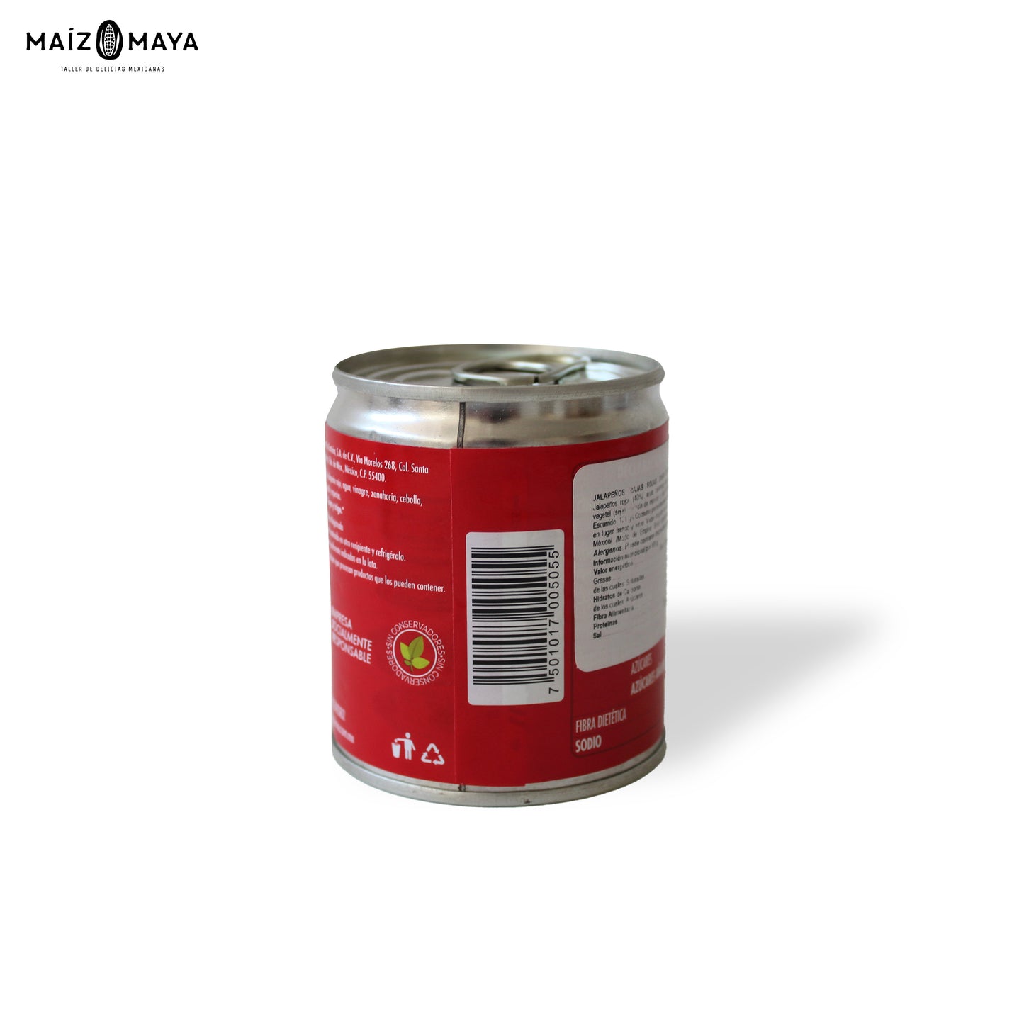 Chiles Jalapeños Rajas Rojas La Costeña 220gr - Maíz Maya - Tortillas Maya