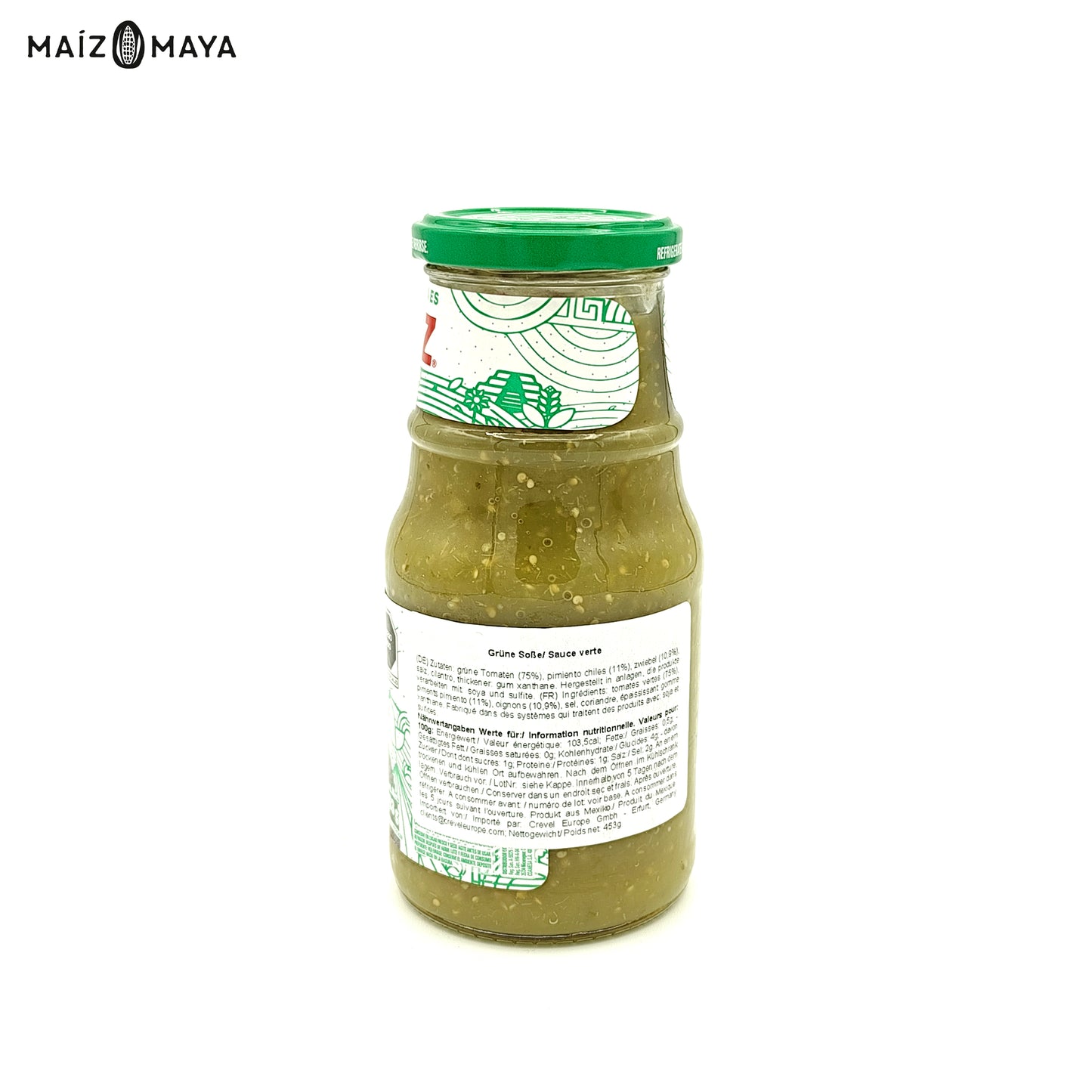SALSA VERDE HERDEZ 453G - Maíz Maya - Tortillas Maya