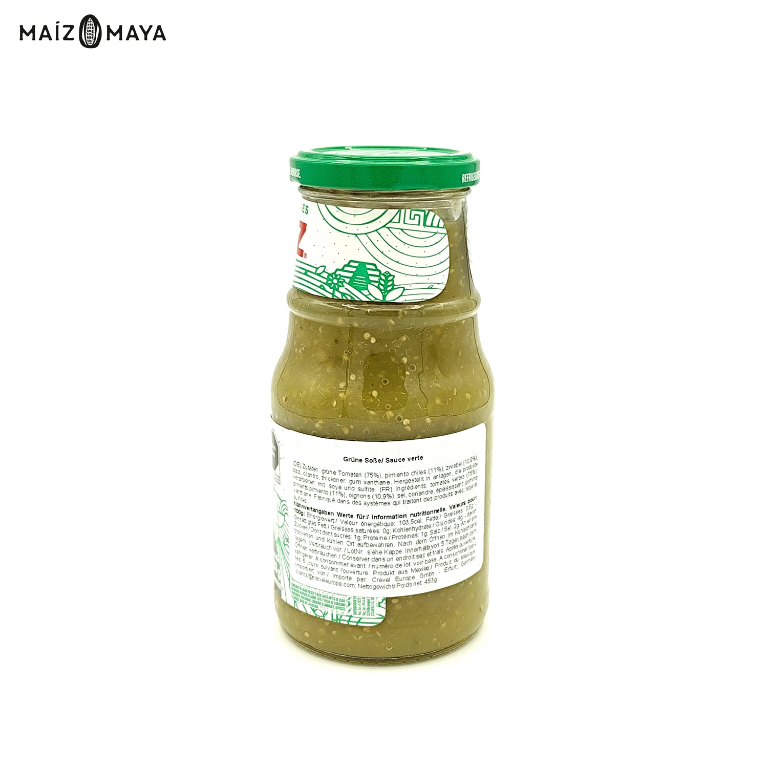 SALSA VERDE HERDEZ 453G - Maíz Maya - Tortillas Maya