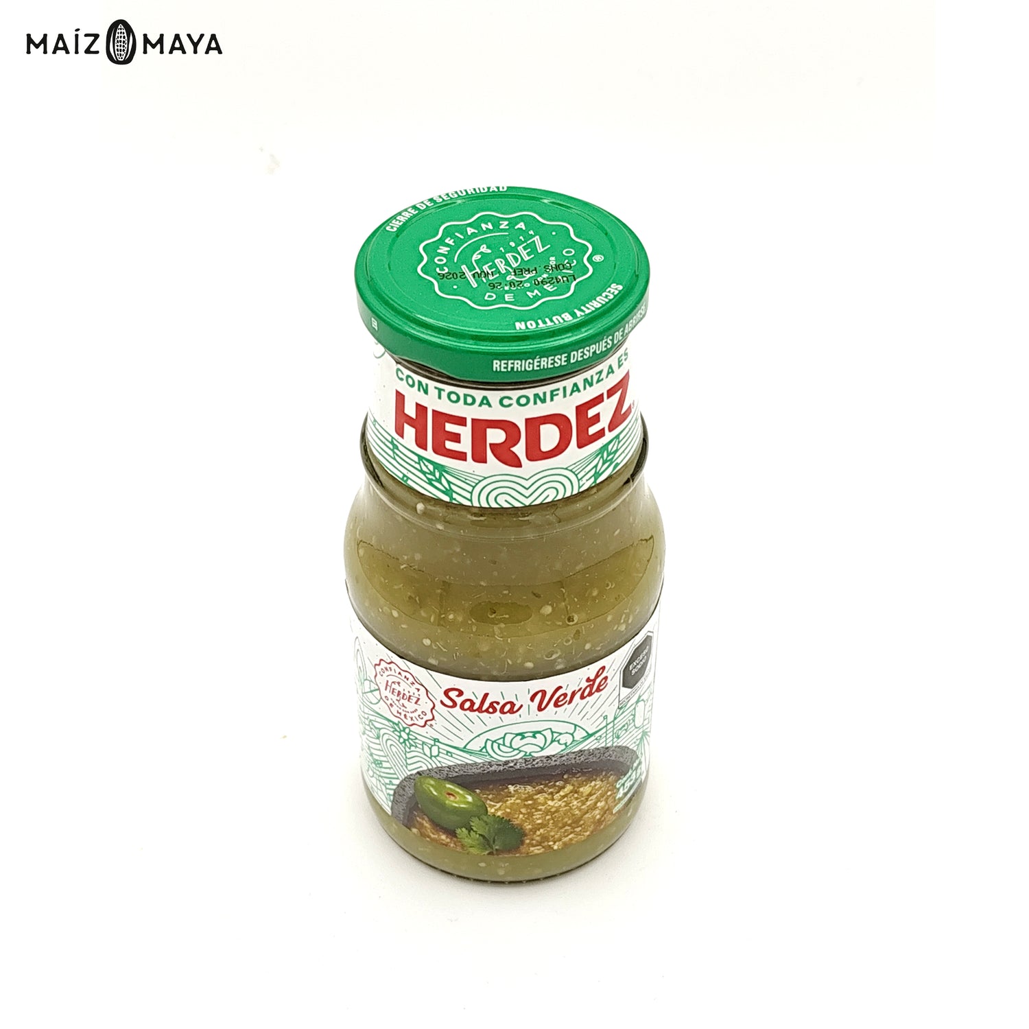 SALSA VERDE HERDEZ 453G - Maíz Maya - Tortillas Maya
