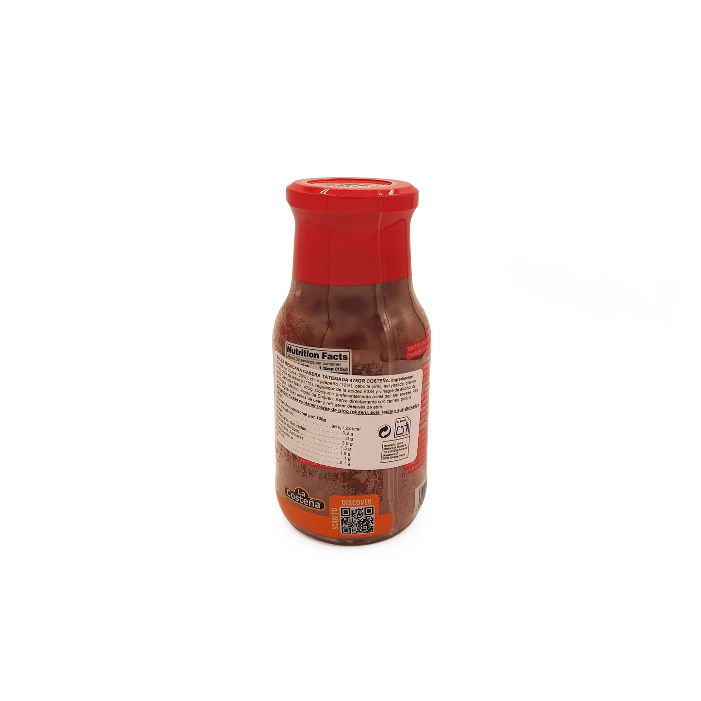 Salsa Casera Mexicana Tatemada La Costeña 475 g - Maíz Maya - Tortillas Maya