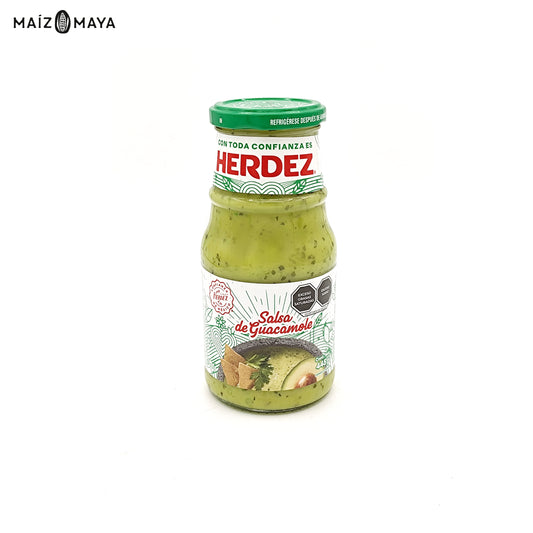 SALSA DE GUACAMOLE HERDEZ 445GR - Maíz Maya - Tortillas Maya