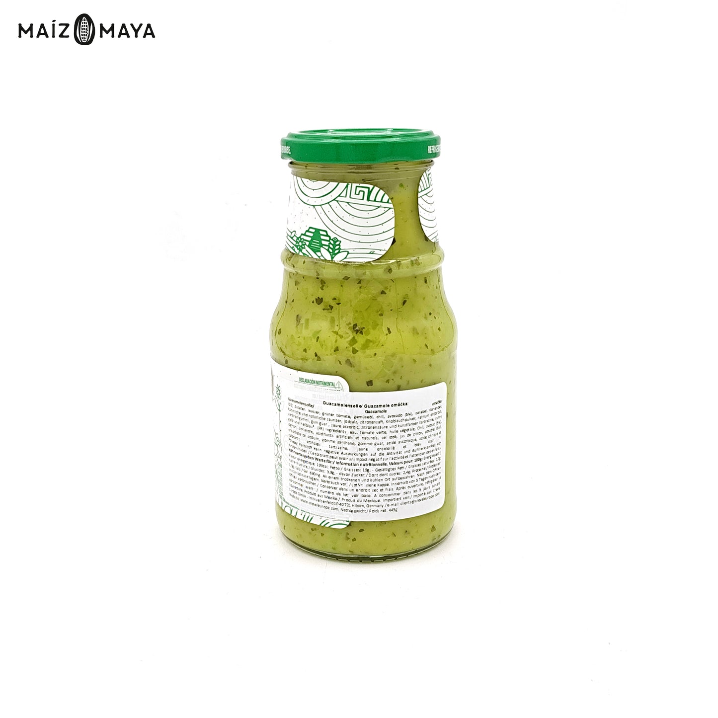 SALSA DE GUACAMOLE HERDEZ 445GR - Maíz Maya - Tortillas Maya