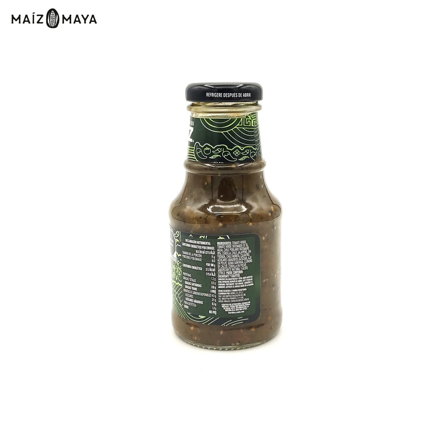 Salsa Tatemada y Martajada Verde Herdez 240gr