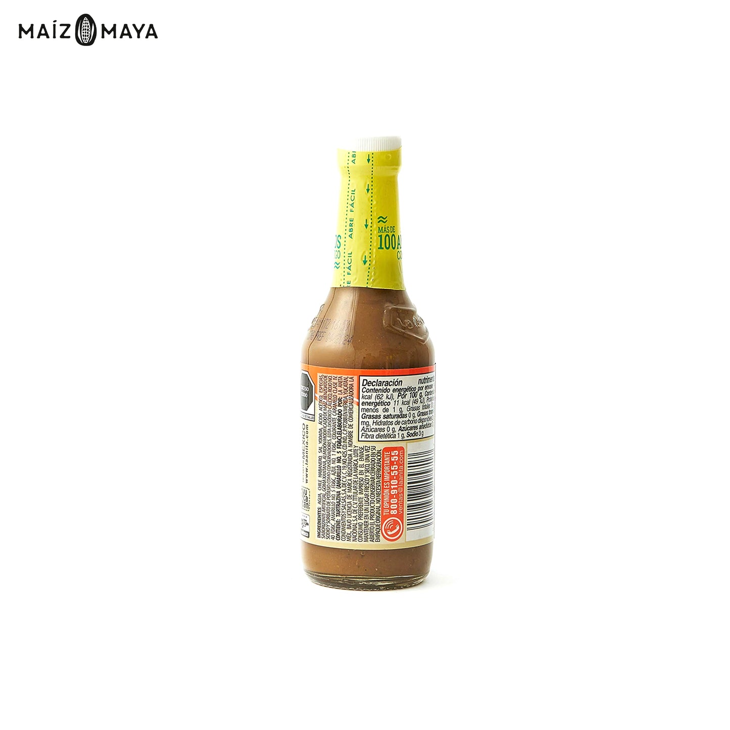 Salsa de chile habanero Xtrapicante La Anita 120ml - Maíz Maya - Tortillas Maya