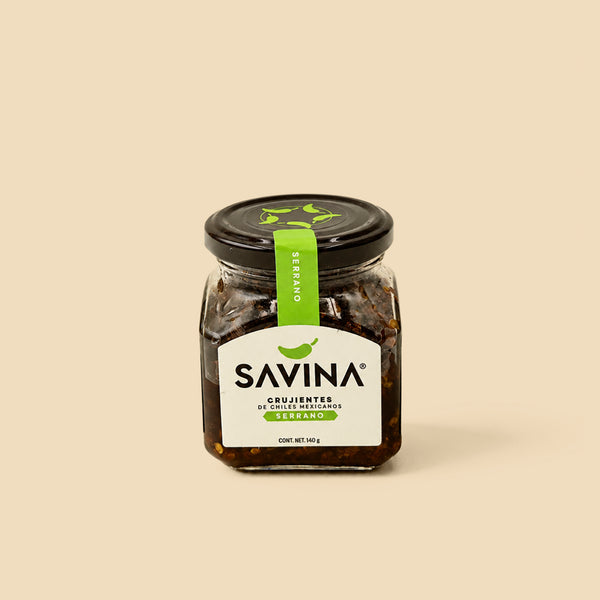Chile Serrano Crujiente Savina 140g