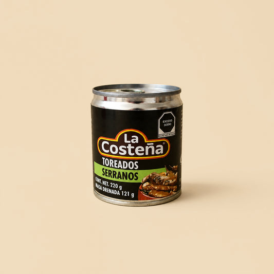 Chiles Serranos Toreados 220g La Costeña
