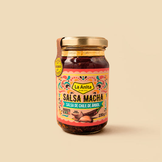 Salsa Macha de Chile de Árbol La Anita 230g