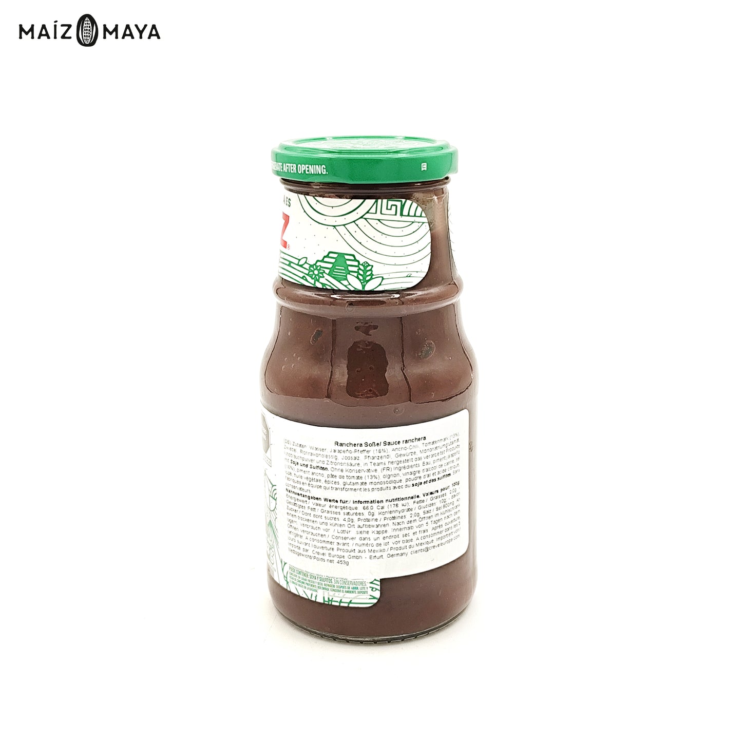 SALSA RANCHERA HERDEZ 453 GR - Maíz Maya - Tortillas Maya