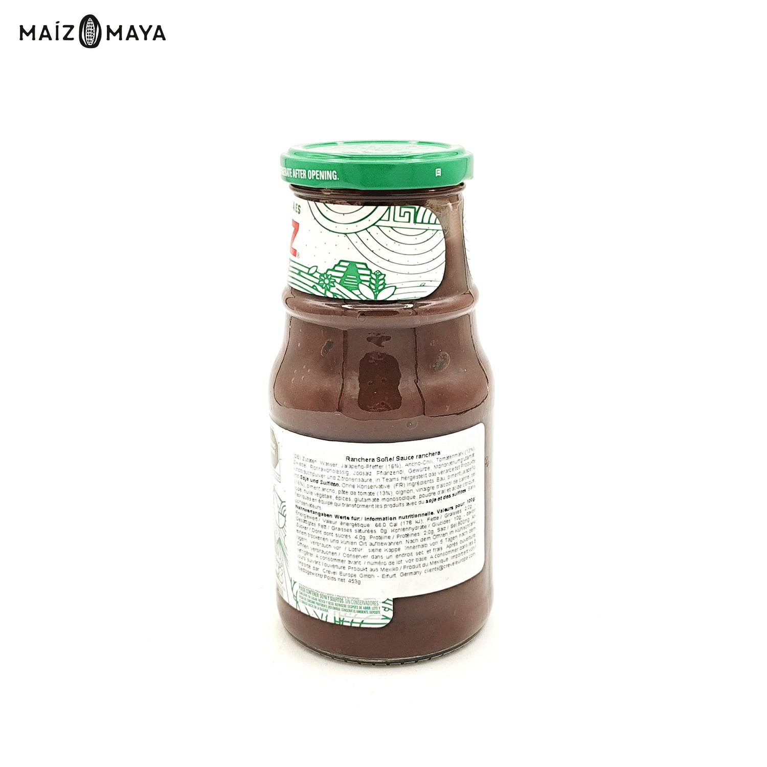 SALSA RANCHERA HERDEZ 453 GR - Maíz Maya - Tortillas Maya