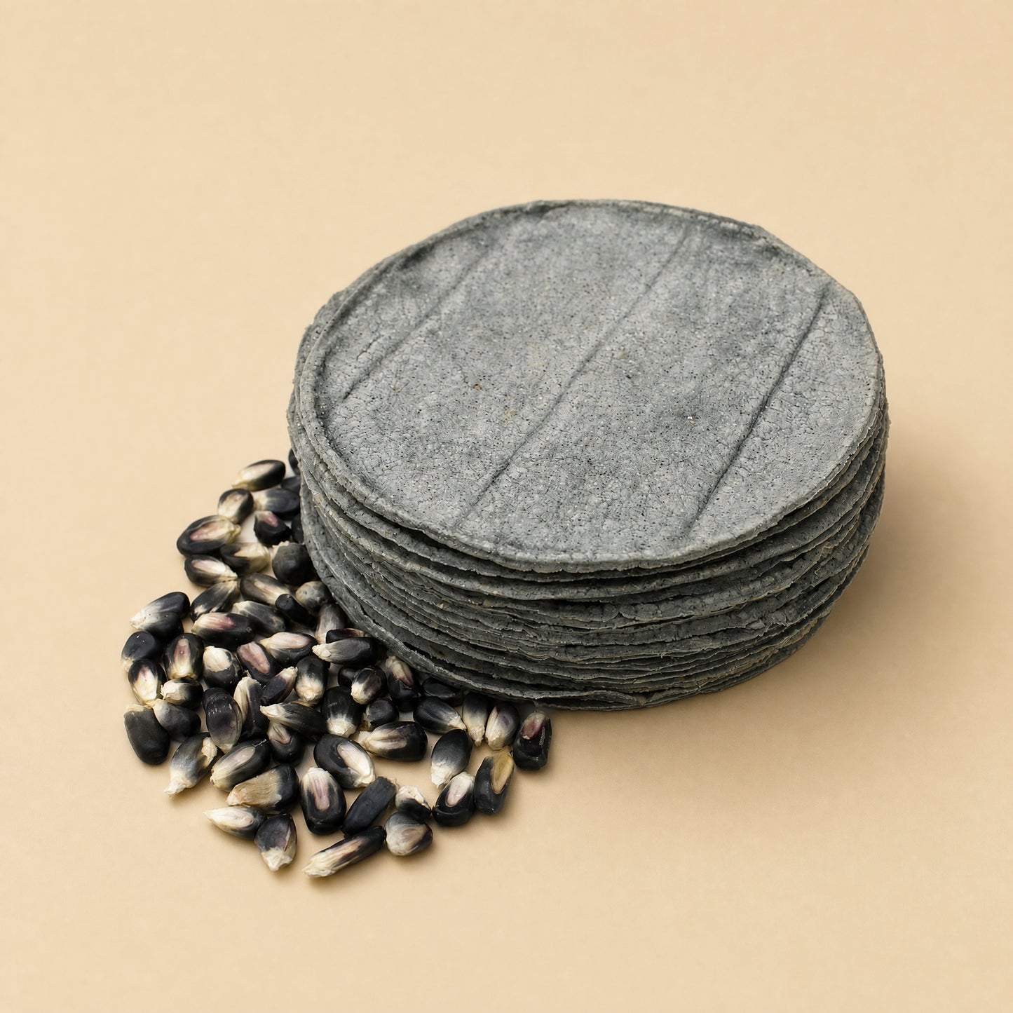 Tortillas de maíz azul nixtamalizado (500gr)