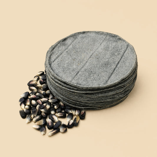 Tortillas de Maíz Azul Nixtamalizado (500g)
