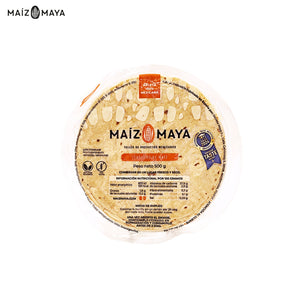 Tortillas de maíz blanco nixtamalizado (500gr)