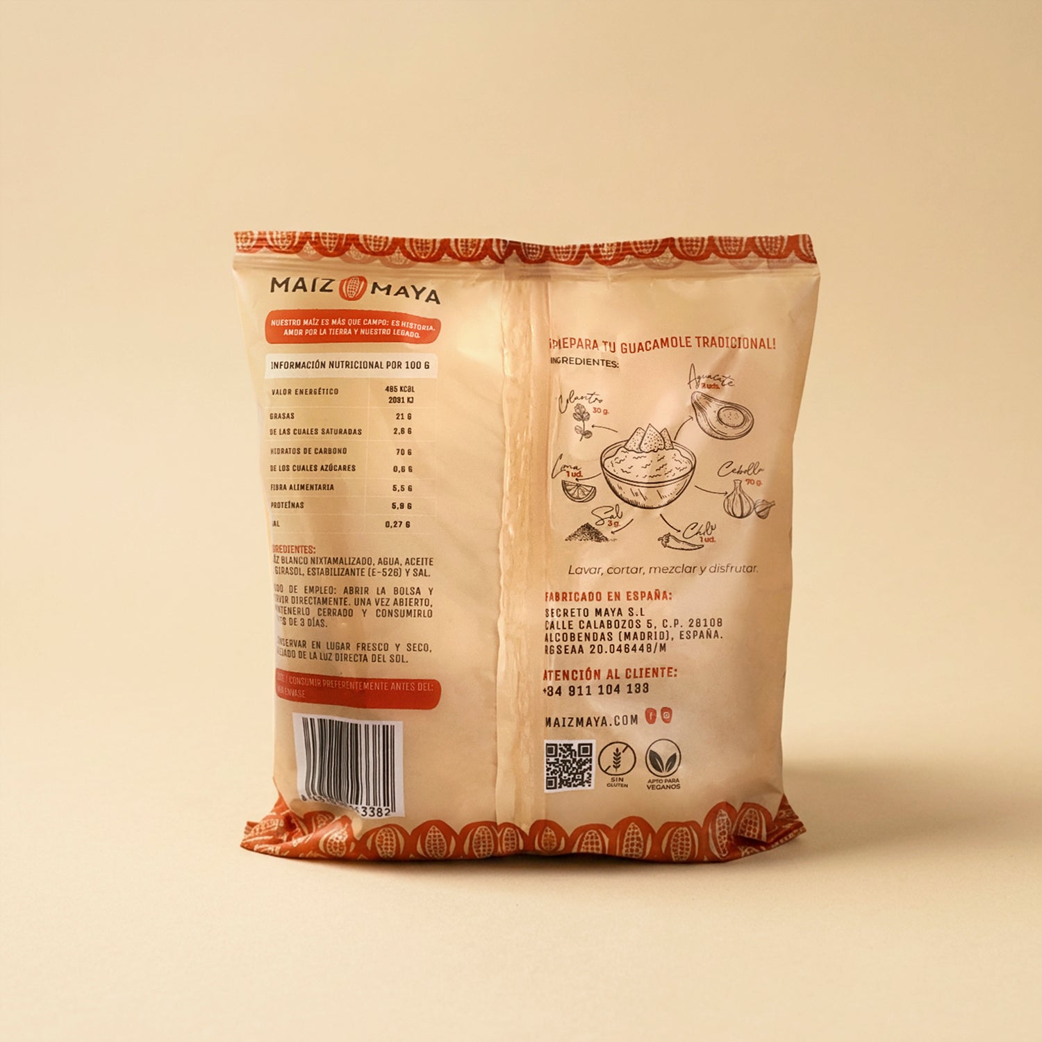 Totopos clásicos de Maíz Maya (200gr.)