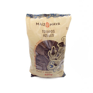 Totopos de Maíz Azul 400GR