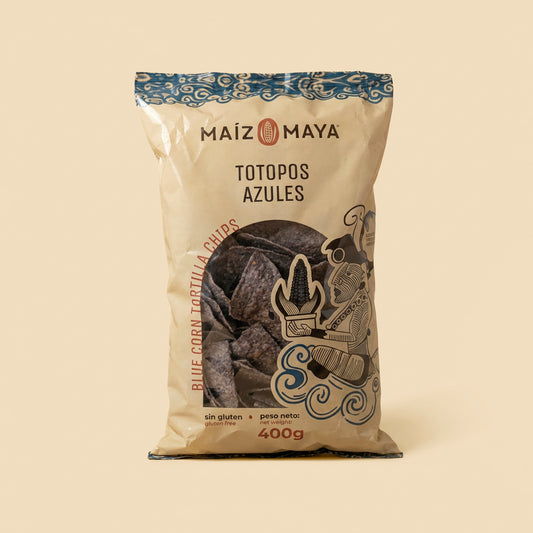 Totopos de Maíz Azul (400g)