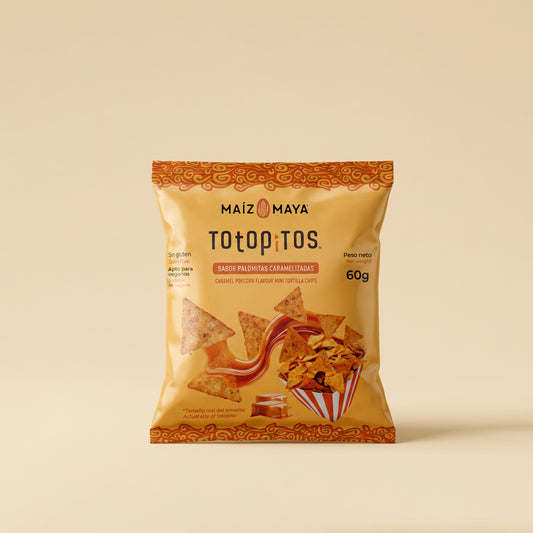 Totopitos Sabor Palomitas Caramelizadas 60GR.