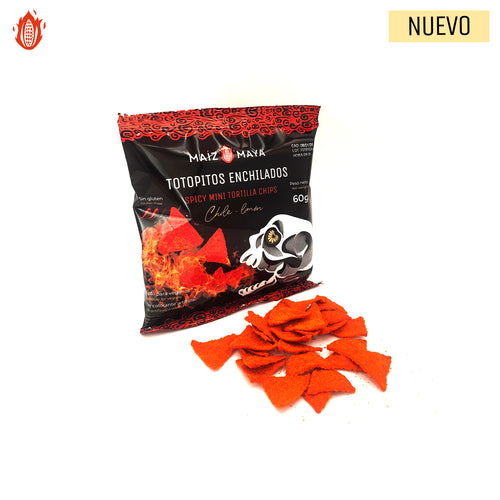 Totopitos Enchilados Maíz Maya (60gr.)