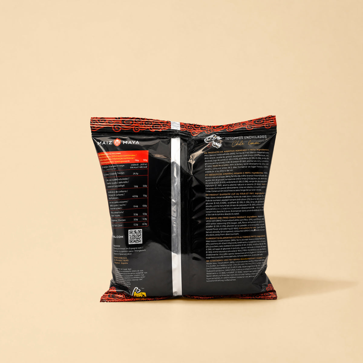 Totopitos Enchilados Maíz Maya (60gr.)