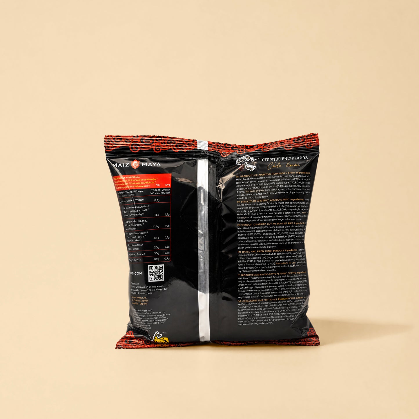 Totopitos Enchilados Maíz Maya (60gr.)
