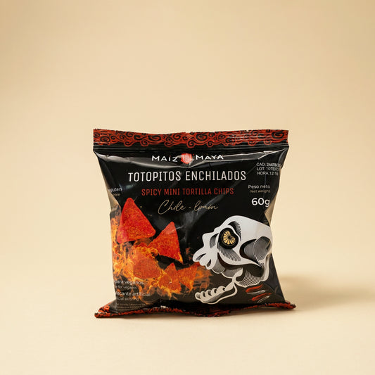 Totopitos Enchilados Maíz Maya (60gr.)