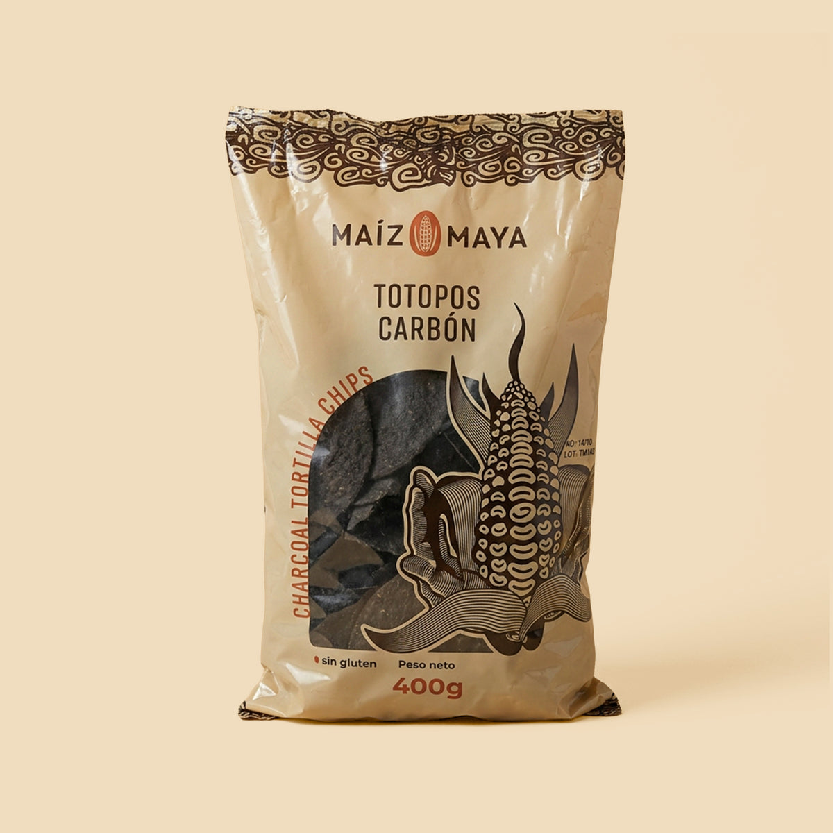 Totopos Carbón (400g)