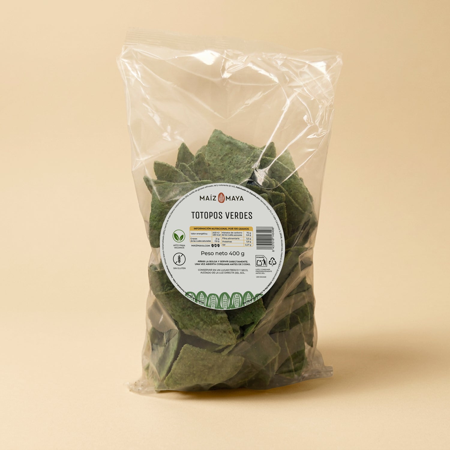Totopos Verdes (400g)