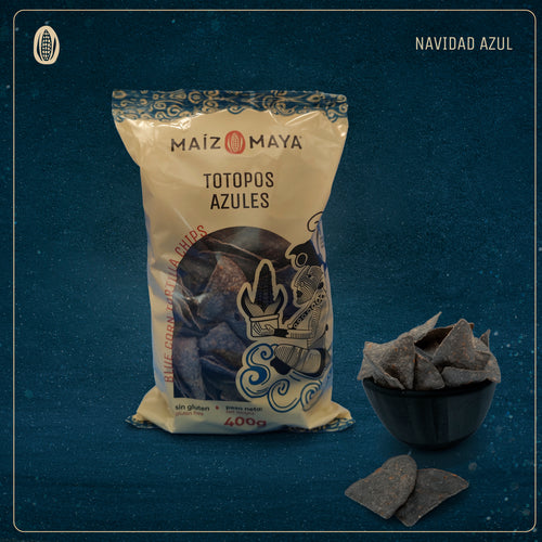 Totopos de Maíz Azul (400 gr.)