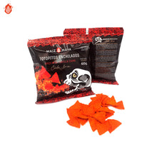 Cargar imagen en el visor de la galería, Totopitos Enchilados Maíz Maya (60gr.)