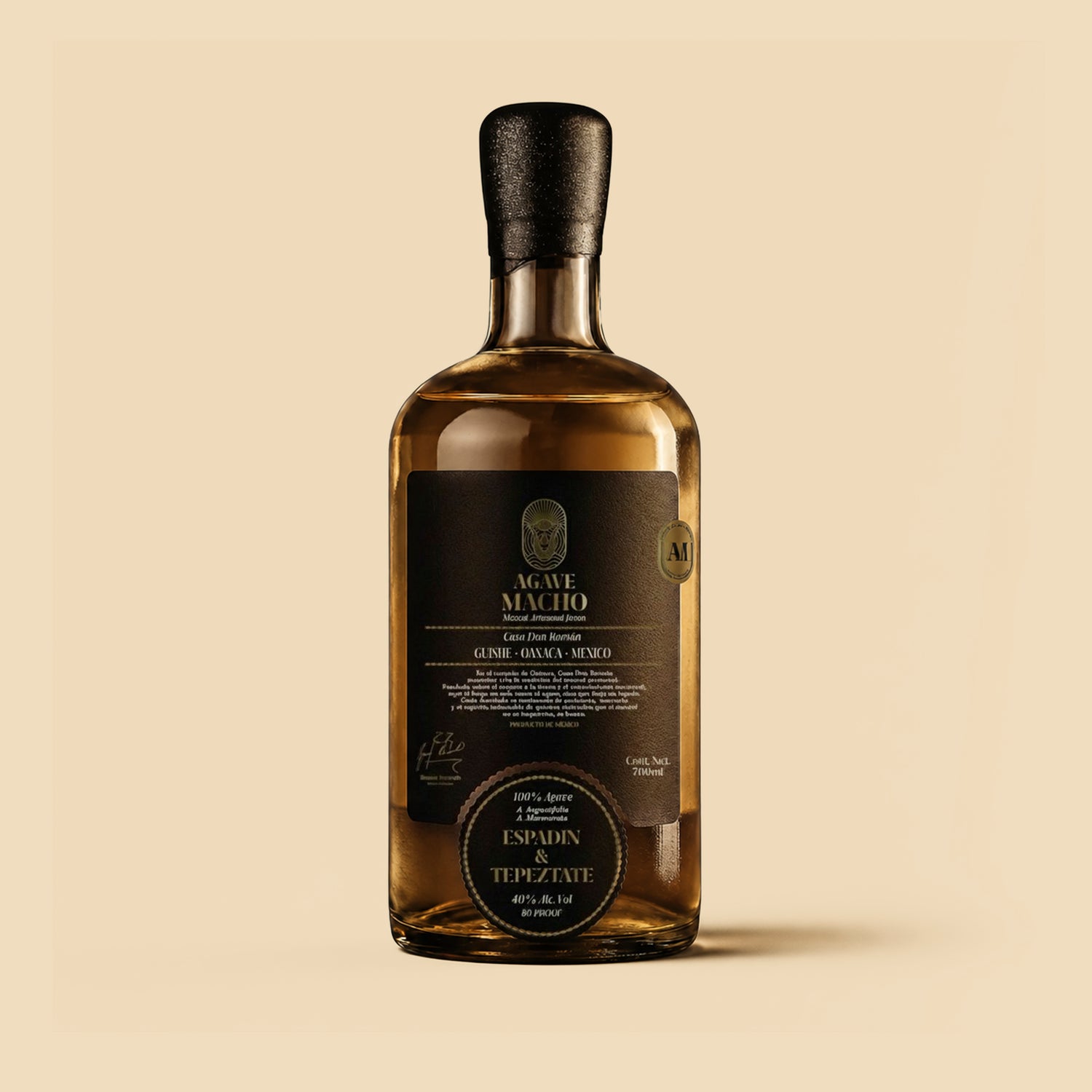 Mezcal Artesanal Espadín & Tepeztate Agave Macho 700ml