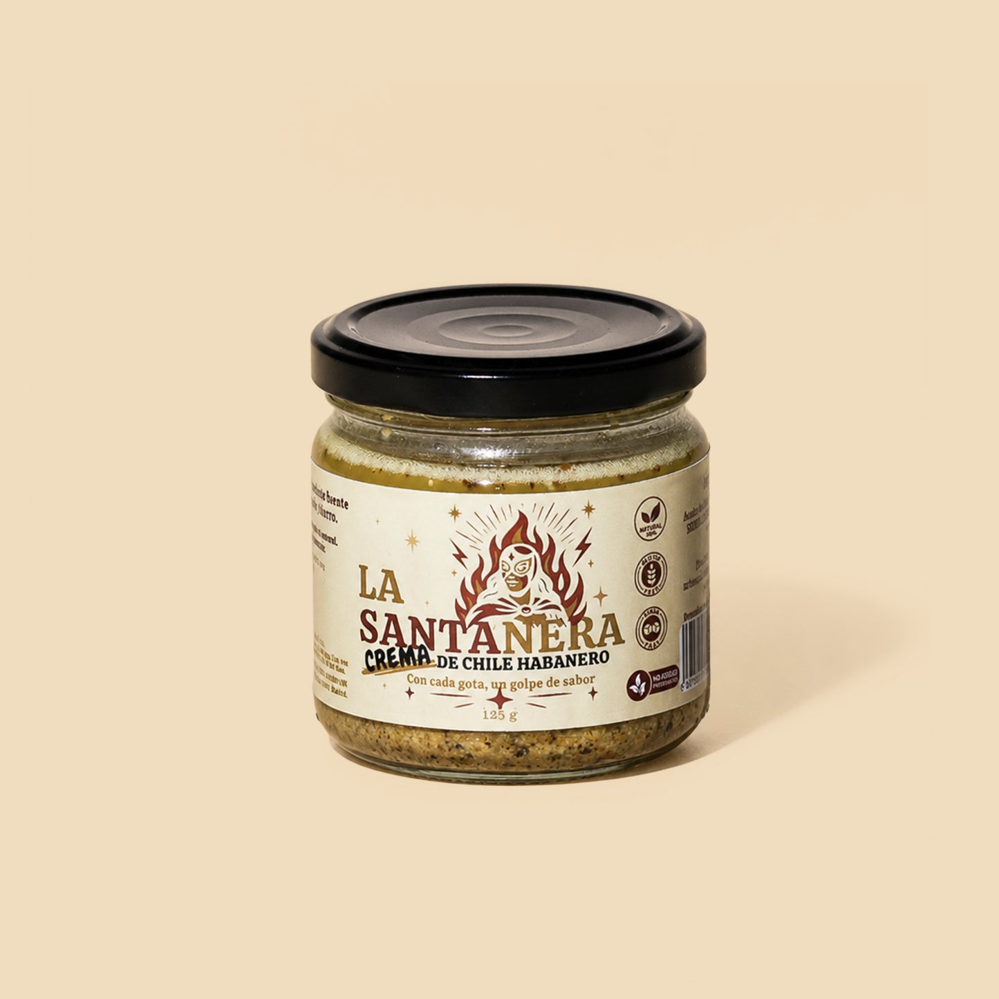 Crema de Chile Habanero La Santanera 125g