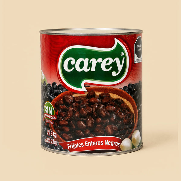 Frijol Negro Entero 3kg Carey