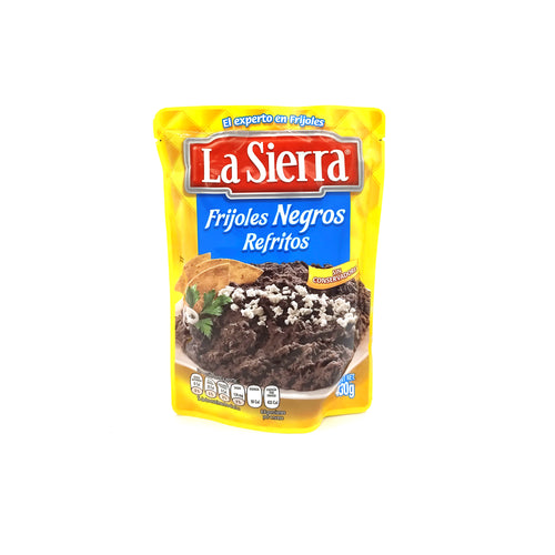 Frijoles Negros Refritos La Sierra 430g