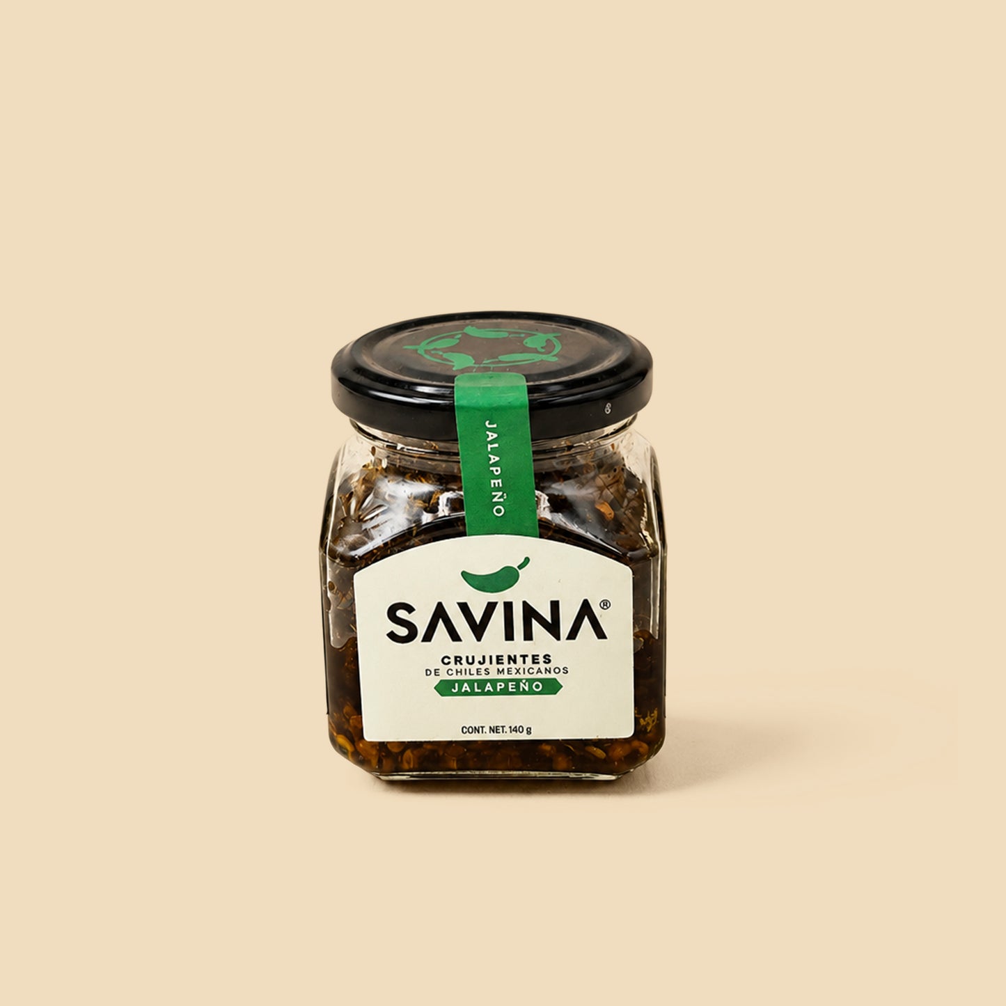 Chile Jalapeño Crujiente Savina  140g