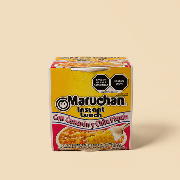 SOPA INSTANTANEA CAMARON CON CHILE PIQUIN  MARUCHAN 64 GR