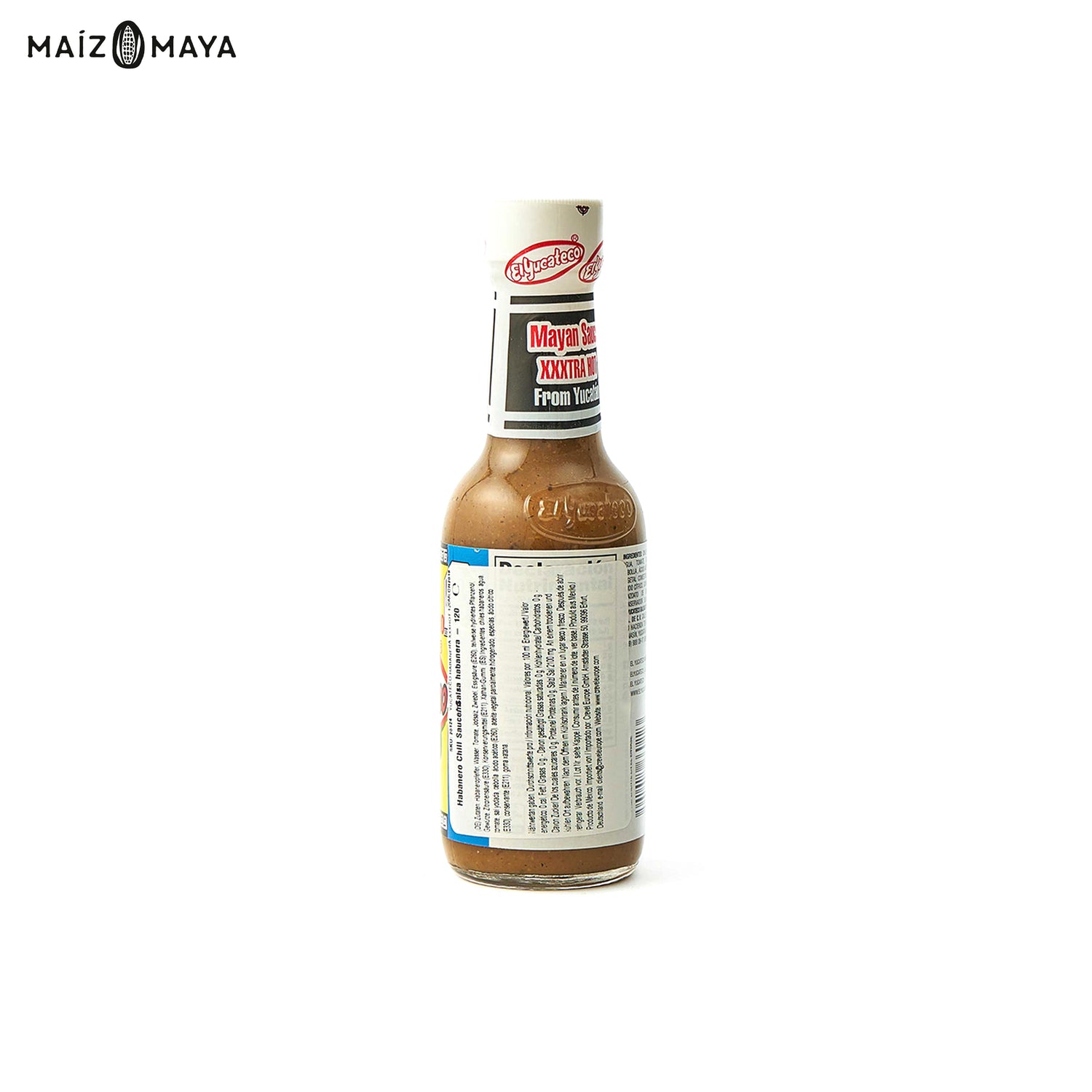 Salsa kutbil-ik extra picante de chile habanero El Yucateco 120ml - Maíz Maya - Tortillas Maya