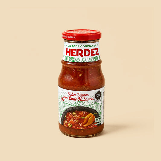 Salsa Casera con Chile Habanero 453 gr