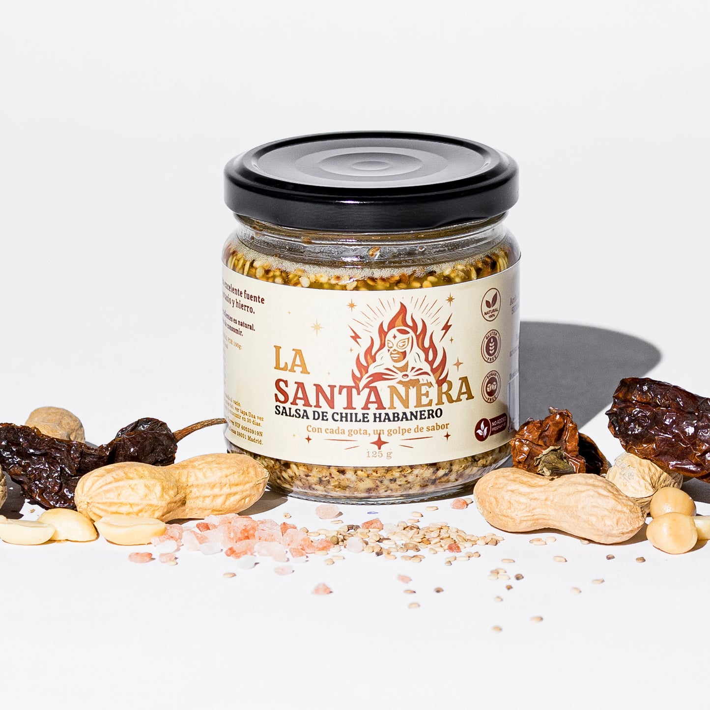 Salsa de chile habanero - 125 gramos - Maíz Maya - Tortillas Maya