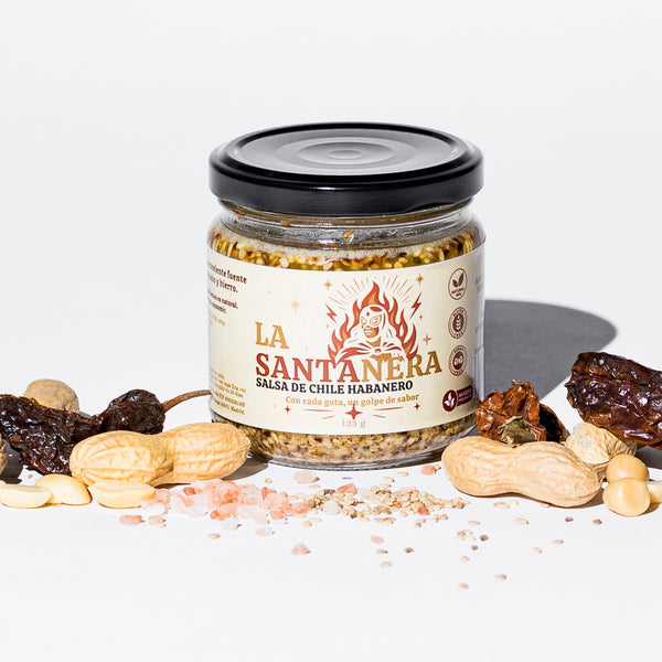 Salsa de Chile Habanero Picor Medio La Santanera 125g