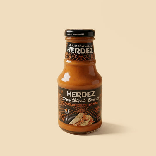 SALSA CHIPOTLE PICANTE CREMOSA HERDEZ 240G