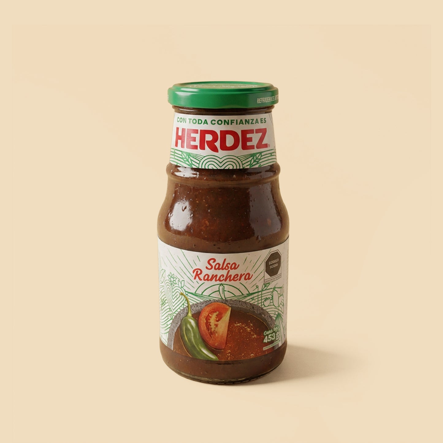 SALSA RANCHERA HERDEZ 453 GR