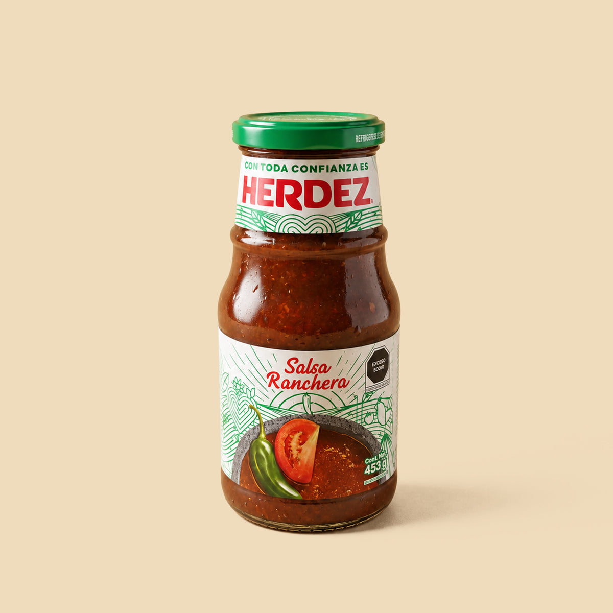 SALSA RANCHERA HERDEZ 453 GR