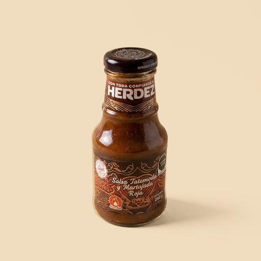 Salsa Tatemada y Martajada Roja Herdez 240g