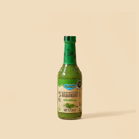Salsa de habanero verde La Anita 120ml
