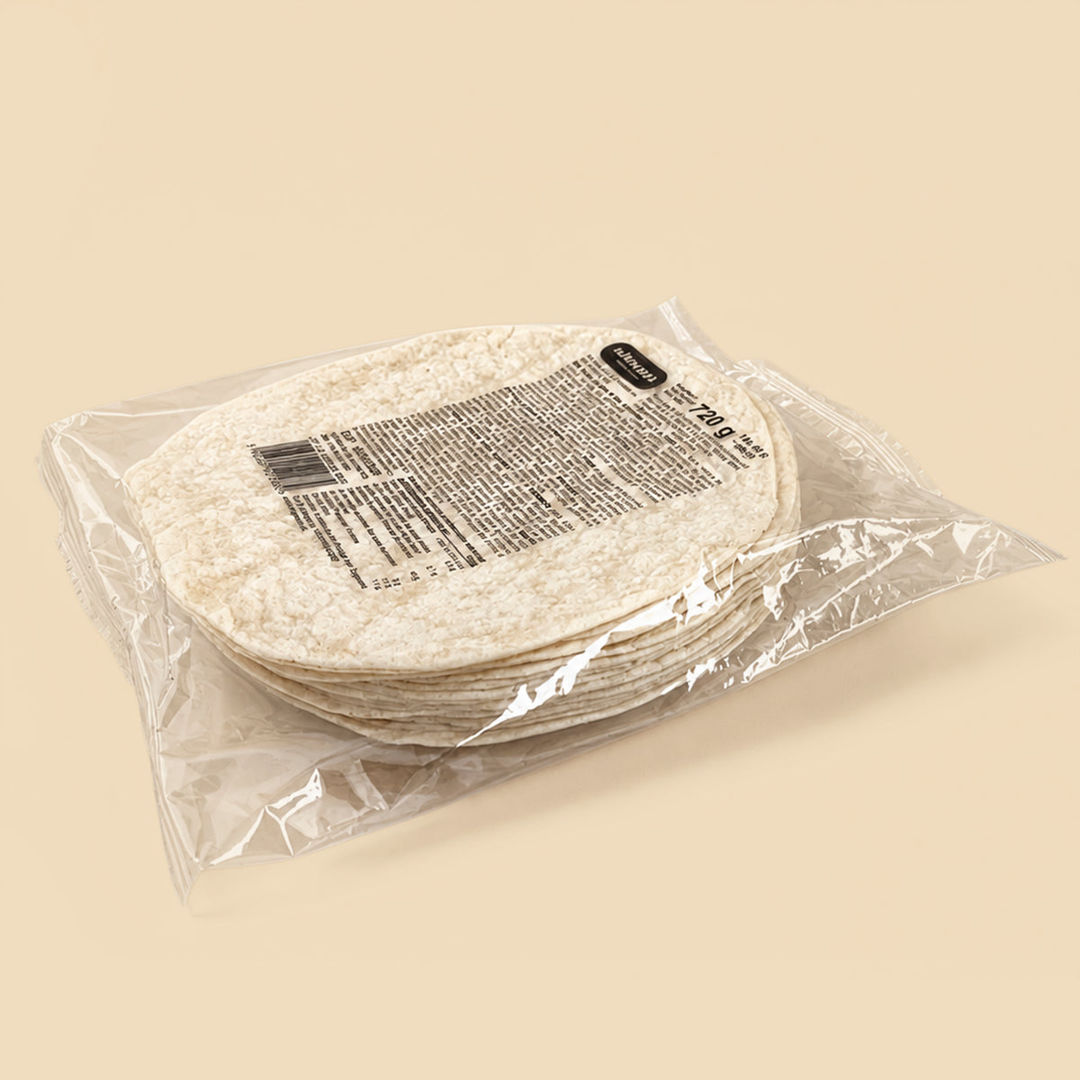 Tortilla de Harina de Trigo 20cm (18 uds) 720g