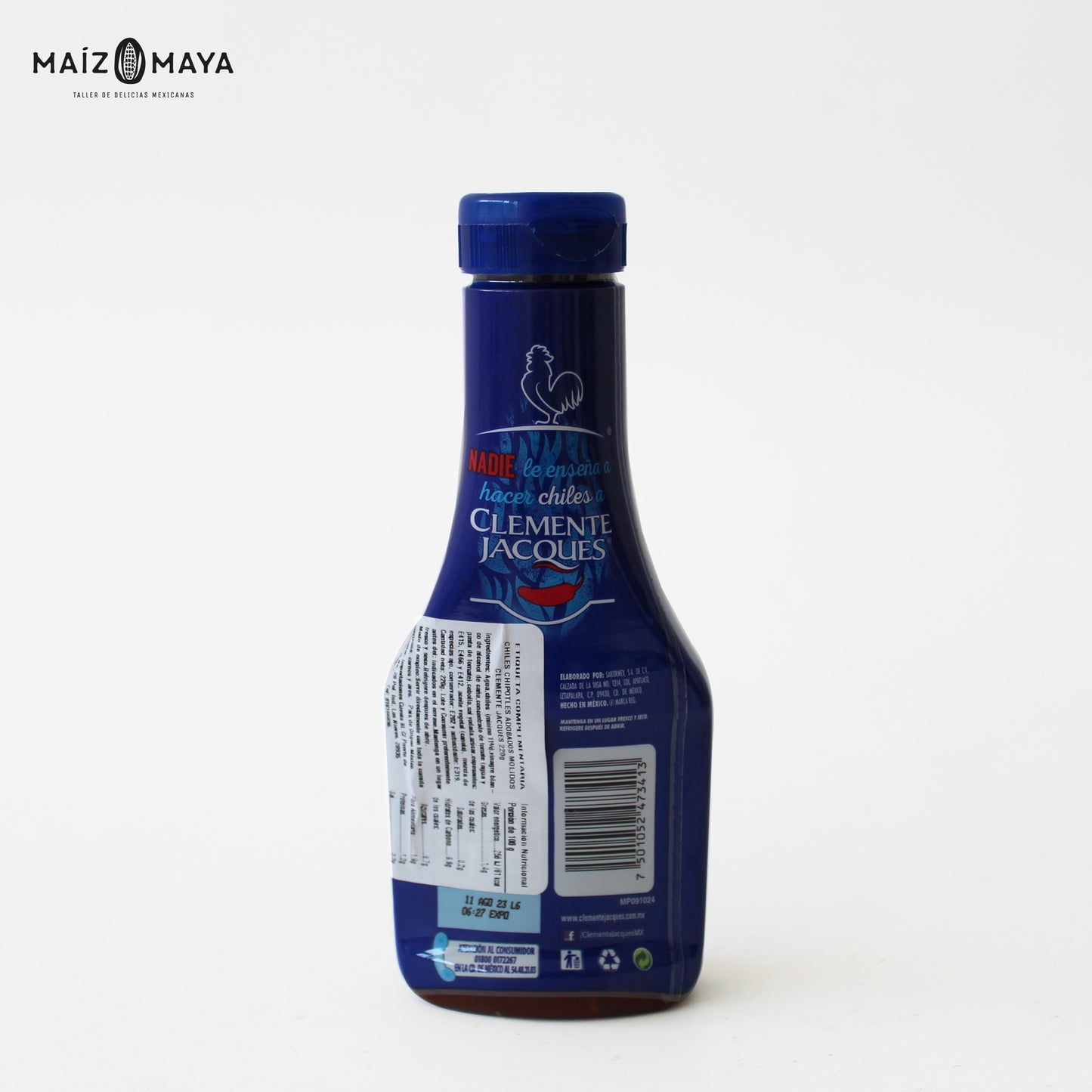 Chipotles Molidos Clemente Jacques 220gr - Maíz Maya - Tortillas Maya