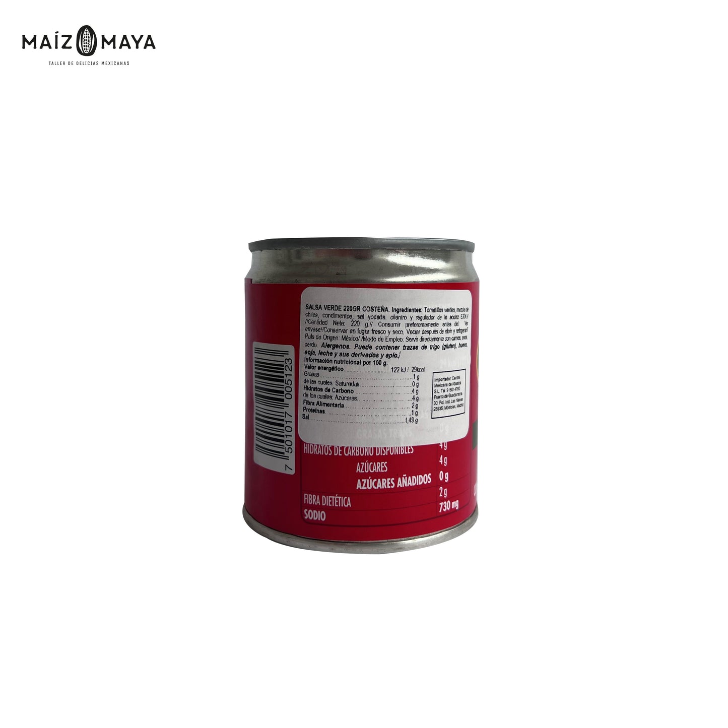 Salsa verde La Costeña 220g