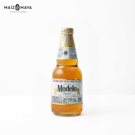 Cerveza Modelo Especial 355ml - Maíz Maya - Tortillas Maya